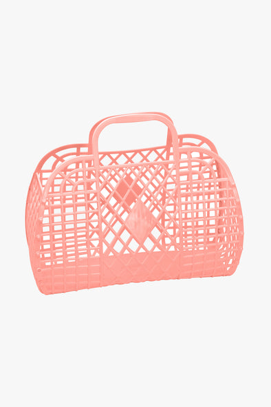 Retro Basket Jelly Bag Large Peach