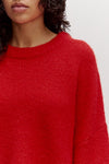 Oversized Ulva Jumper Racing Red