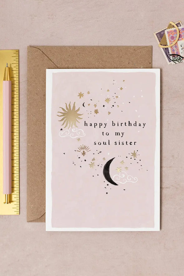 Soul Sister Birthday Card