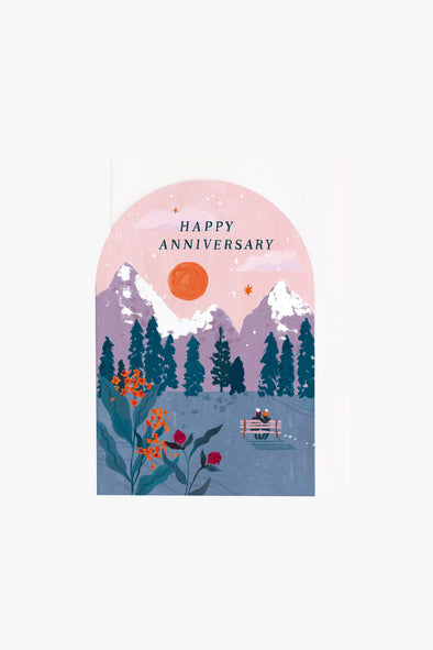 Anniversary Sunset Card