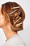 Metal Rhinestone Bobby Pins