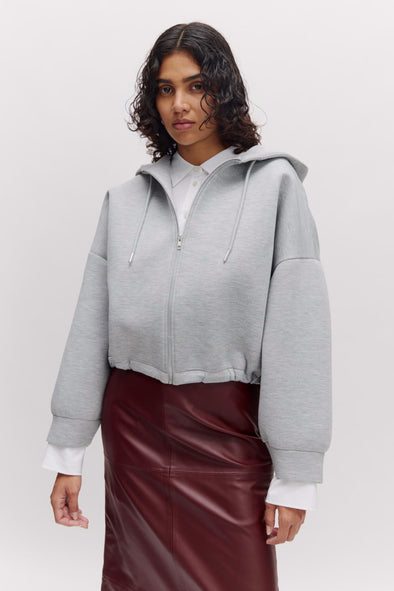 Oversized Tamy Hoodie Grey Melange