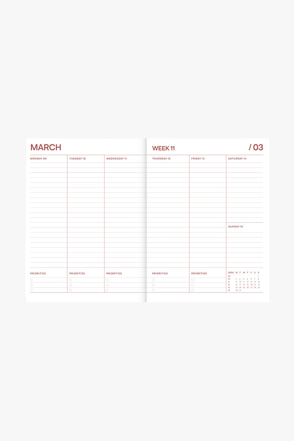 School Diary Sun Beige