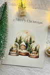Merry Christmas Glass Domes Card