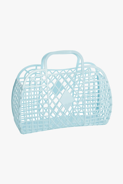 Retro Basket Jelly Bag Large Blue