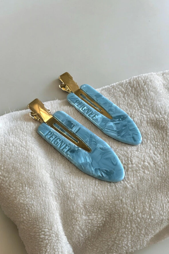 Hair Clip Aqua