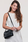 Emily Bag Leather Strap Black Stromboli