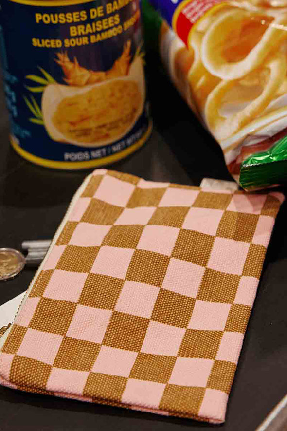 Marie Purse Checkerboard Strawberry