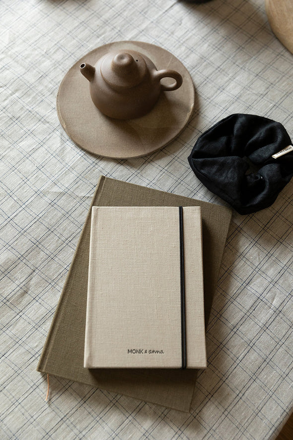 Linen Notebook Seashell