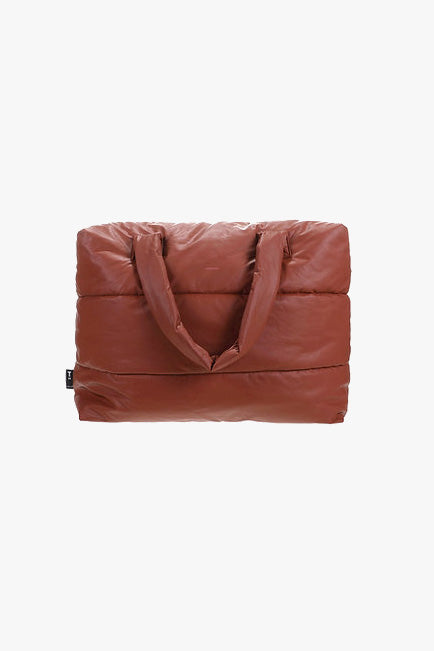 Camill Puffy Weekend Bag Red Wood