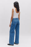 Kaya Denim Trousers Mid Blue