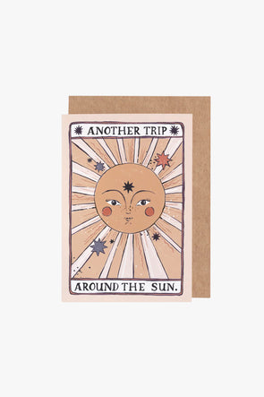Tarot Sun Birthday Card