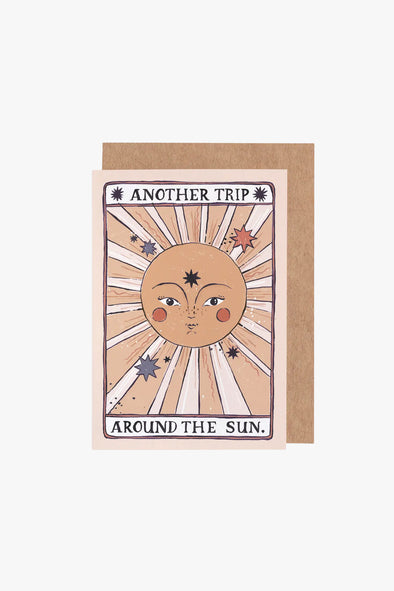 Tarot Sun Birthday Card