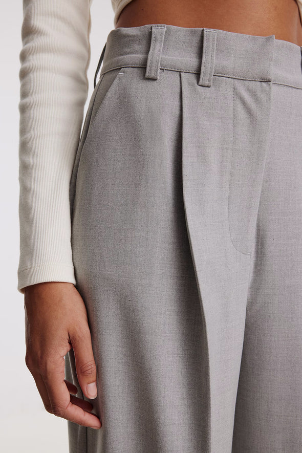 Kaj Trousers Grey Melange