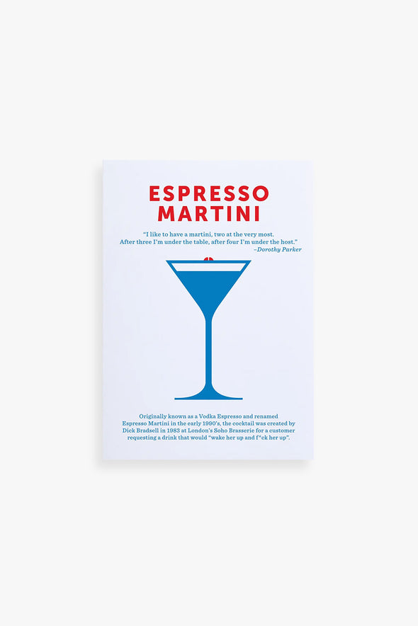 Espresso Martini Cocktail Greeting Card
