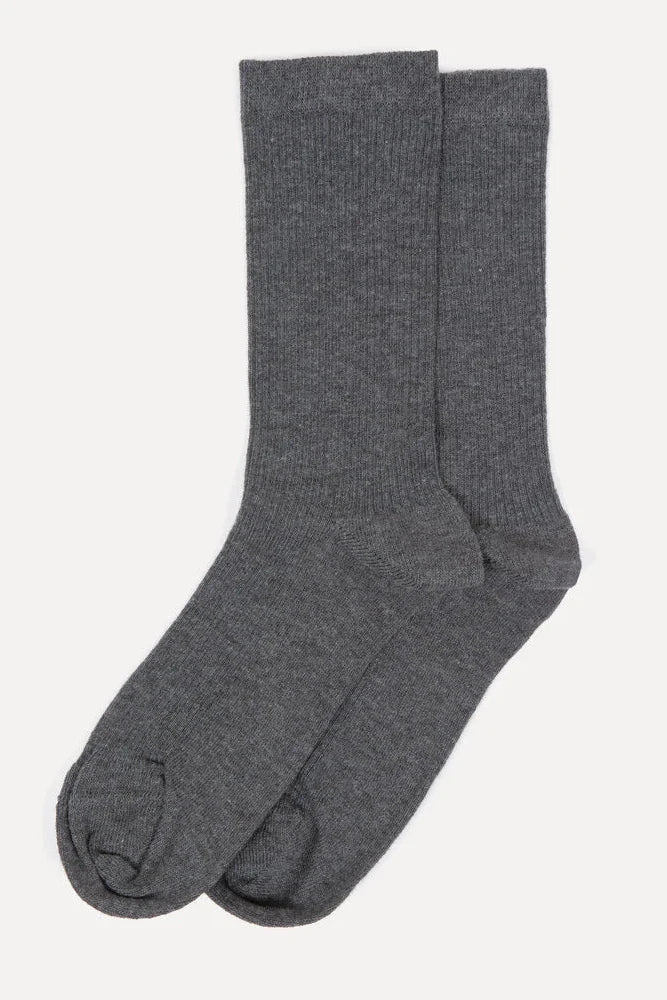 Robine Socks Dark Grey Melange