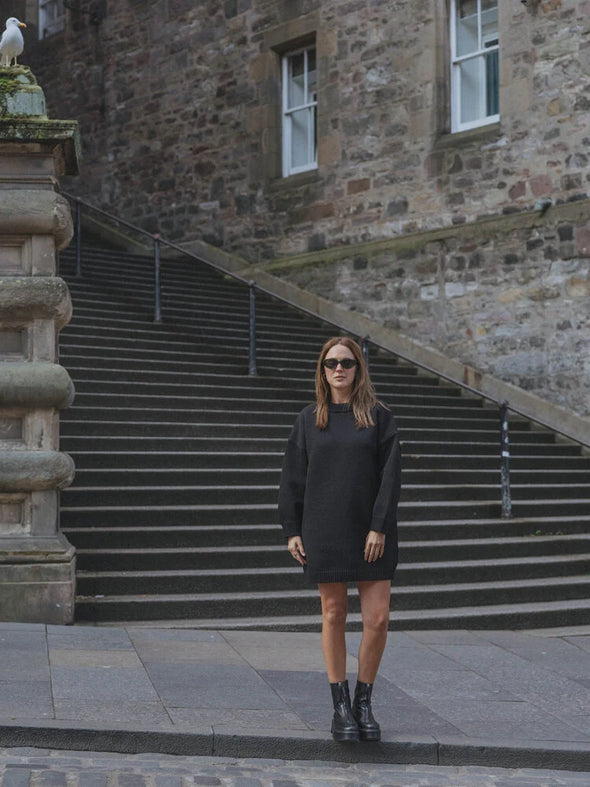 Monti Knit Dress Black