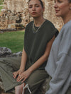 Mori Knit Top Khaki