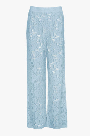 Reva Lace Pants Light Blue