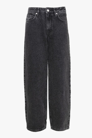 Marissa Strass Denim Trousers