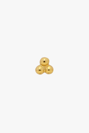 Jolie Triple Dot Earring Gold