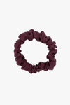 Les Soeurs Silk Scrunchie Small Burgundy