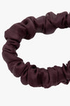 Les Soeurs Silk Scrunchie Small Burgundy