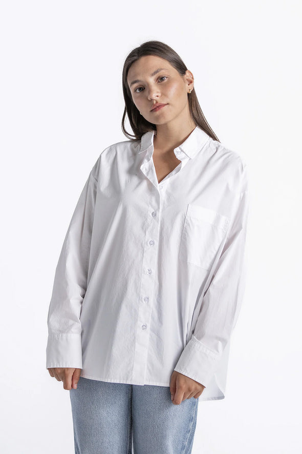 Tanya Cotton Shirt White