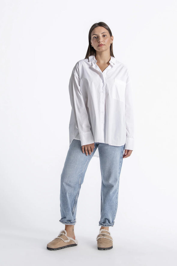 Tanya Cotton Shirt White