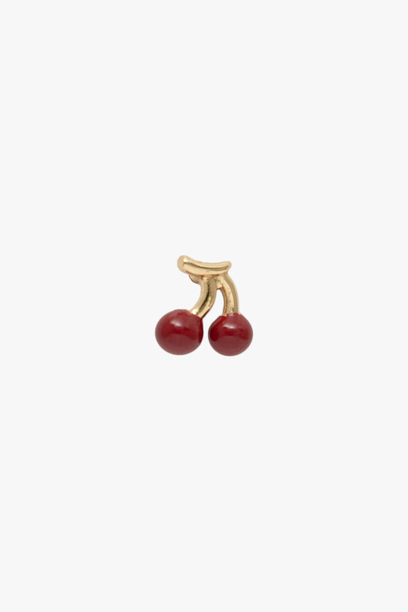 Jolie Cherry Stud Earring