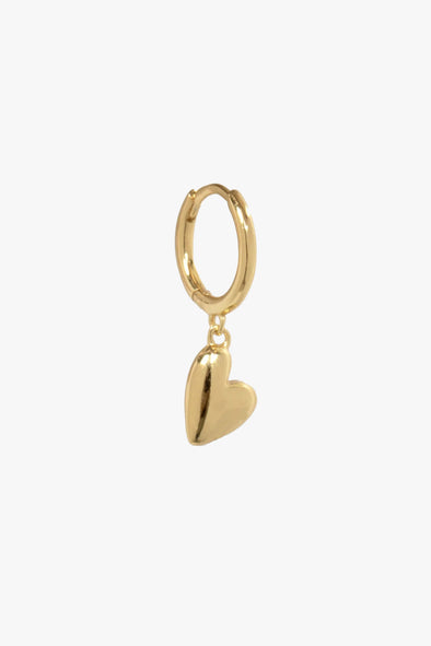 Jeanne Heart Earring Gold