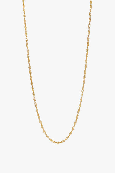 Romee Twisted Chain Necklace Gold