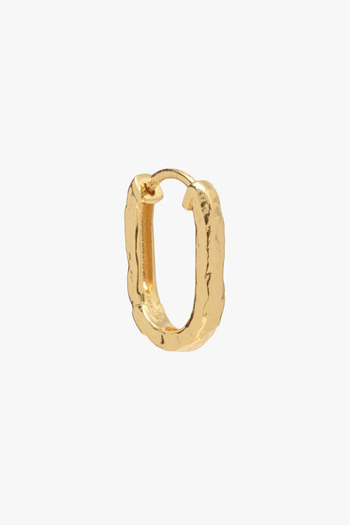Jay Hammered Earring Gold