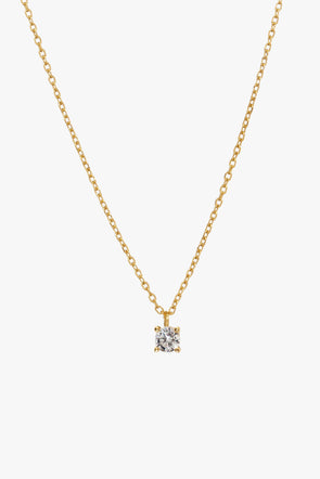 Romee Extra Fine Chain Strass Necklace Gold