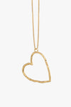 Roni Heart Necklace Gold