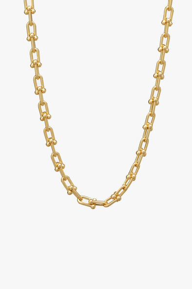 Rana Horseshoe Necklace Gold