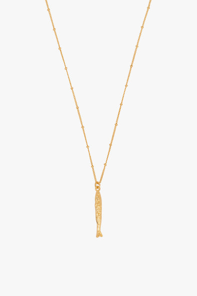 Rana Fish Necklace Gold