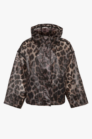 Leighton Raincoat Leopard