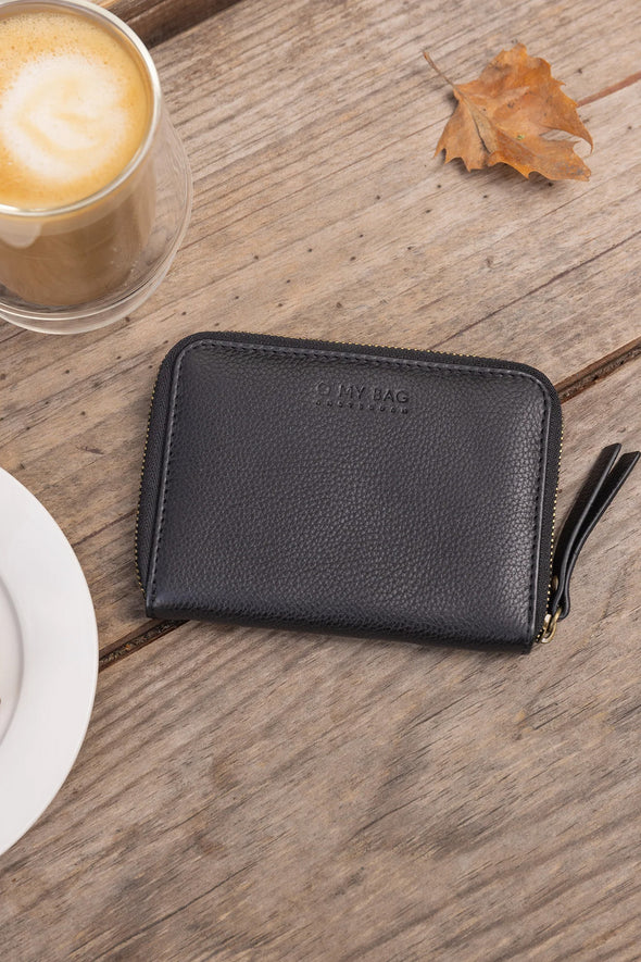 Jamie Wallet Black Classic Leather