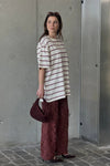 Reva Lace Pants Bordeaux