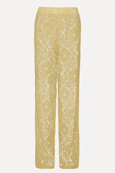 Reva Lace Pants Butter Yellow