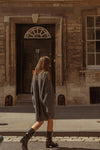 Andres Boucle Dress Dark Grey