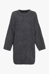 Andres Boucle Dress Dark Grey