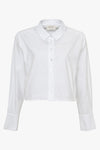 Ashton Cropped Shirt White