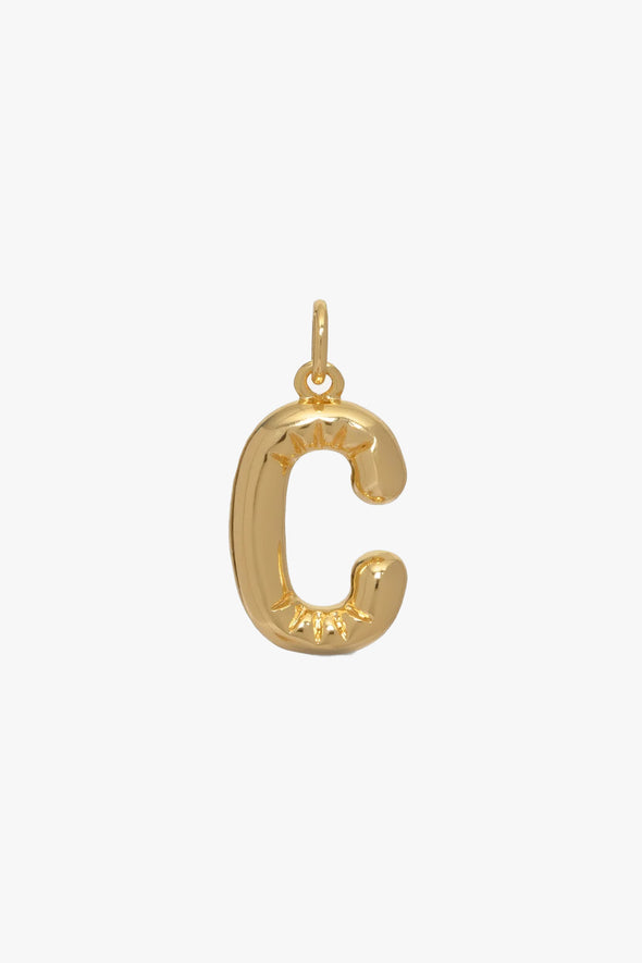 Charm Balloon Letter Gold