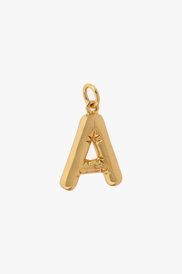 Charm Balloon Letter Gold