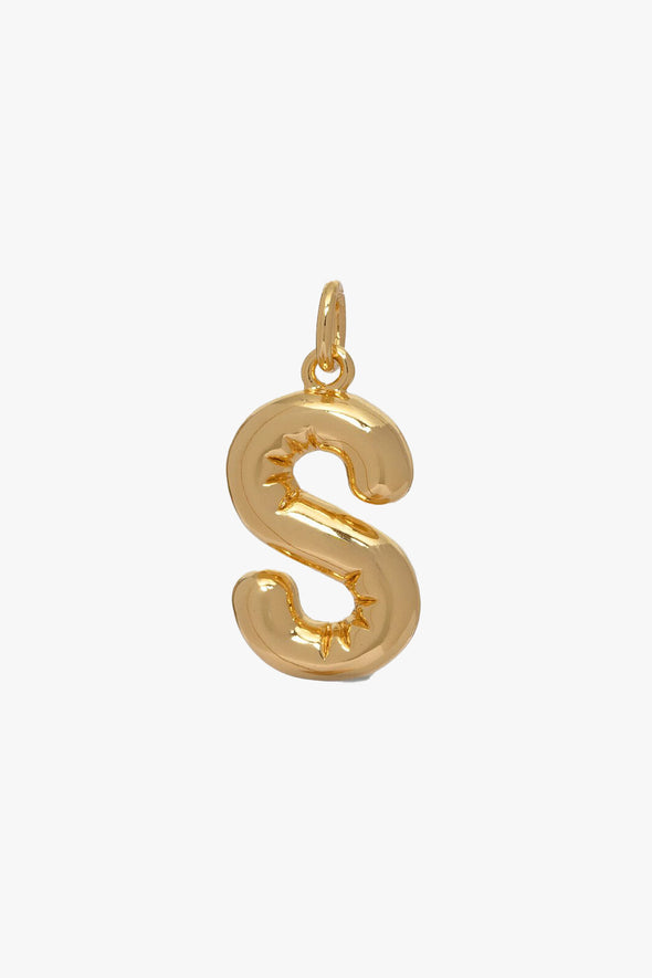 Charm Balloon Letter Gold