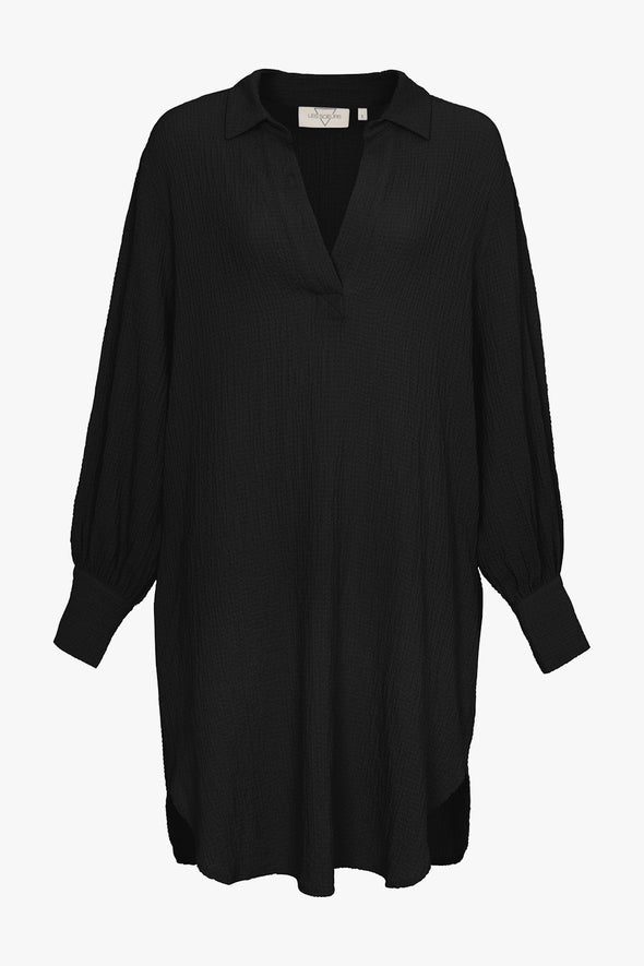 Selena Shirtdress Black