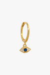 Jeanne Evil Eye Gold Earring