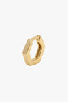 Jeanne Hexagon Gold Earring